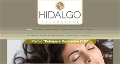 Desktop Screenshot of hidalgopeluquerosbadajoz.com